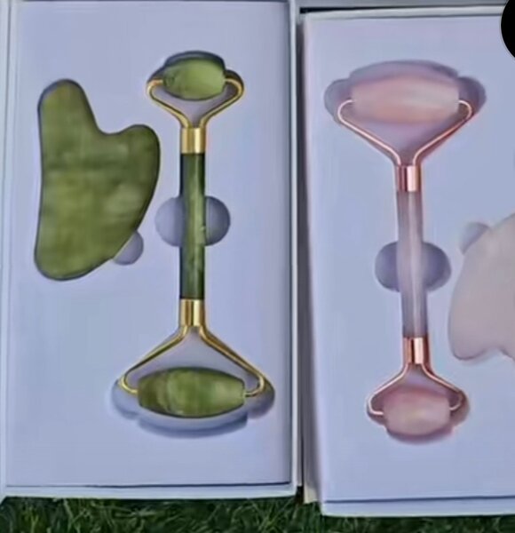 Rouleau de jade et Gua Sha