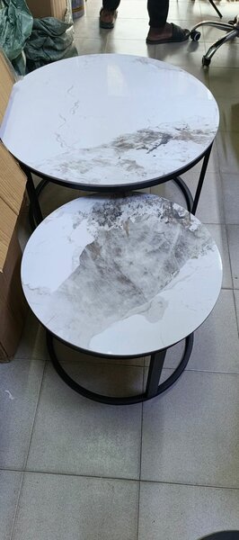 Tables gigognes marbre moderne