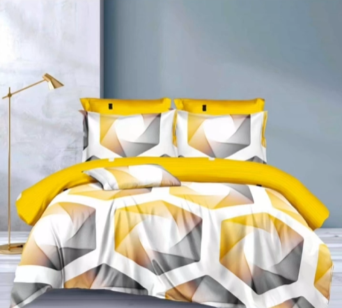 7pcs removable reversible duvet set