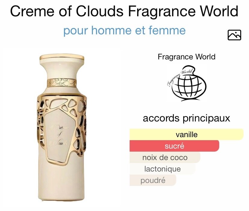Parfum Creme of Clouds