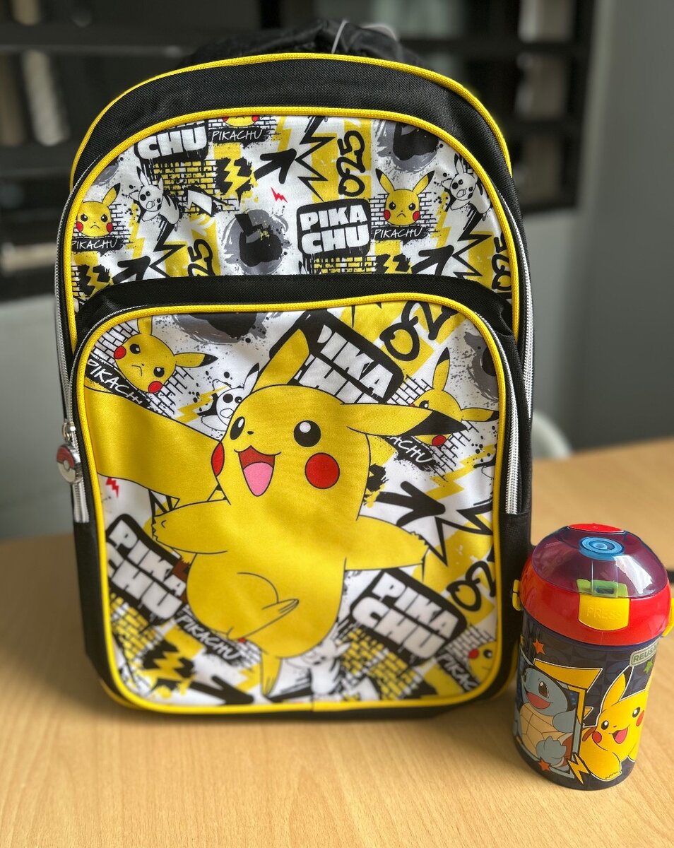 Ensemble Sac et gourde Pokémon