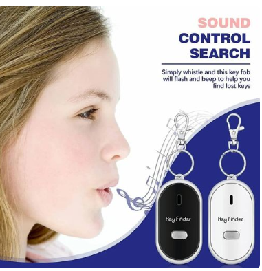 Key Porte Clé Anti Perte Localisateur Sifflet - Key Finder