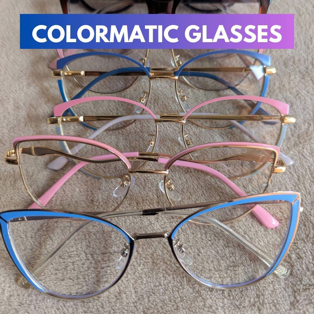 Colormatic glasses