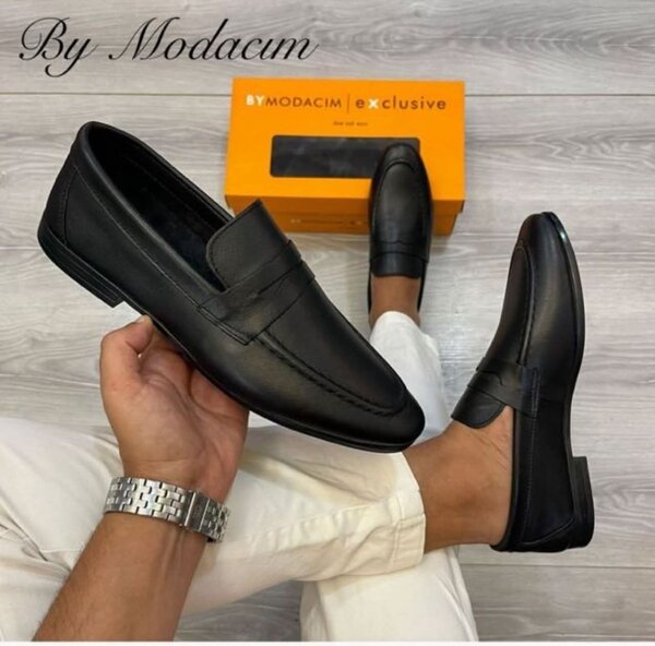 Mocassins en cuir élégants