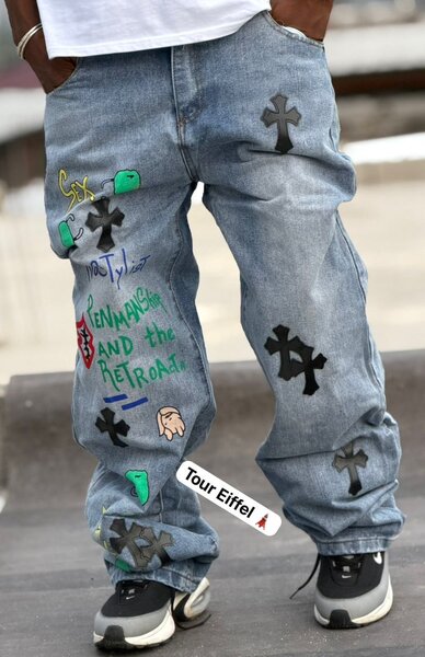 Jean baggy graffiti style