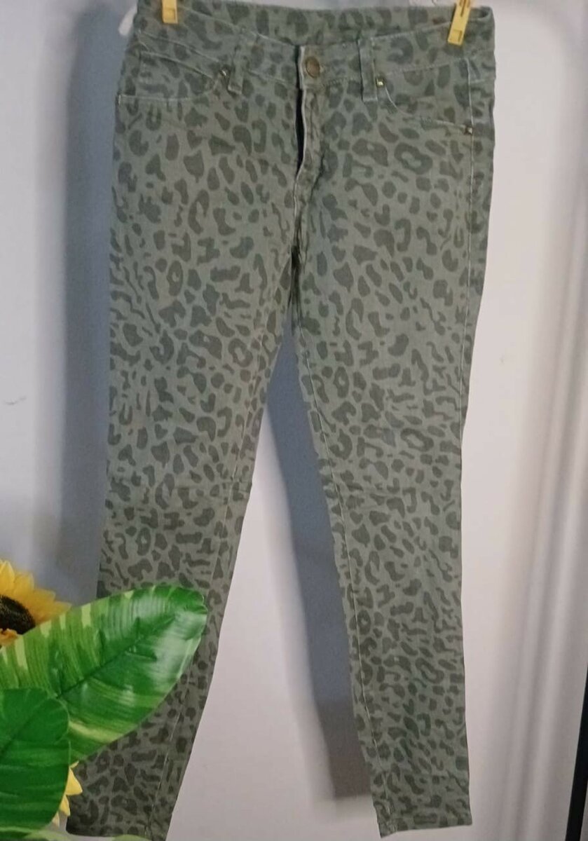 Pantalon imprimé léopard femme