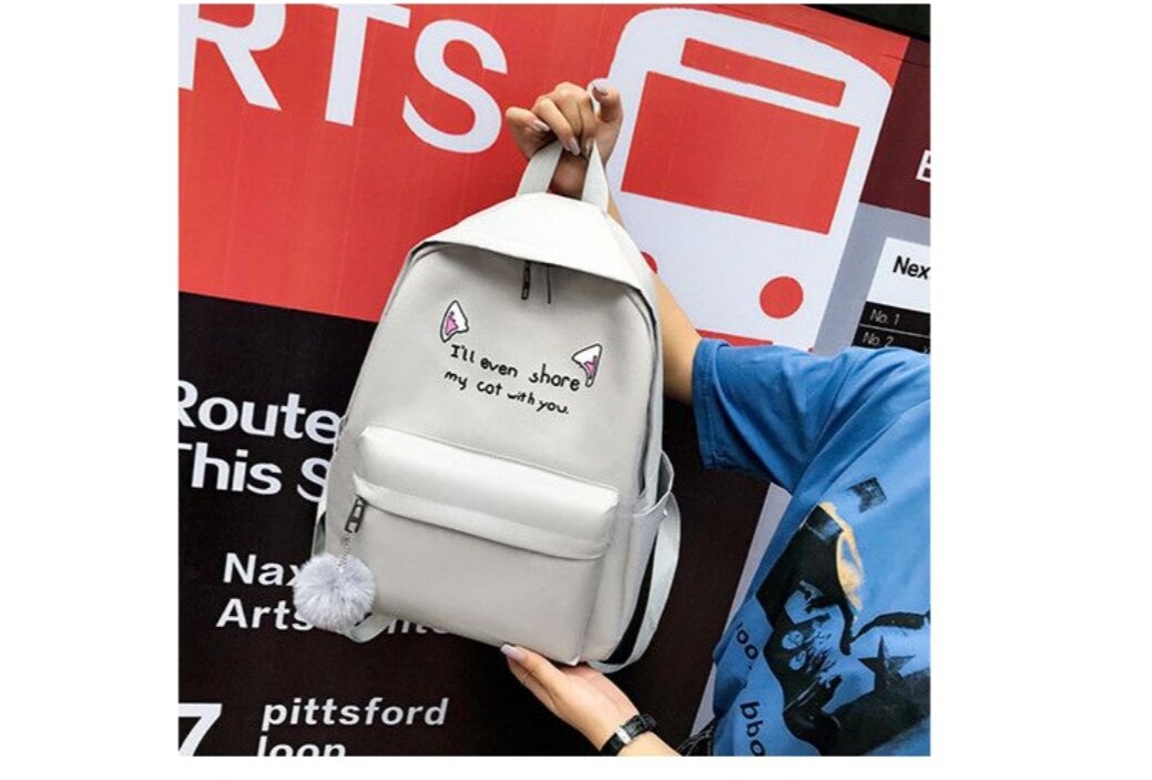 4pices backpack school bags