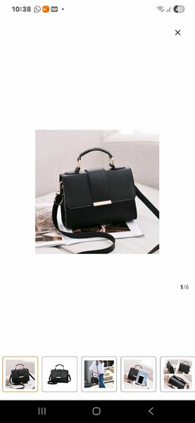 Sac à main élégant noir