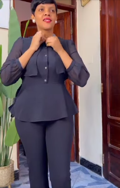 Two piece  for women black