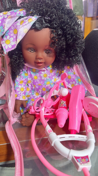 Doll with Doctor Play Set