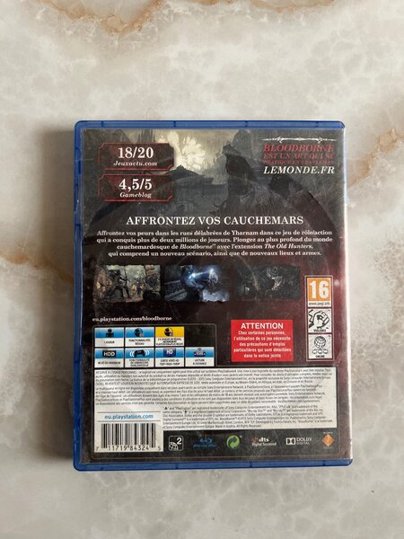 Cd jeux Bloodborne ps4