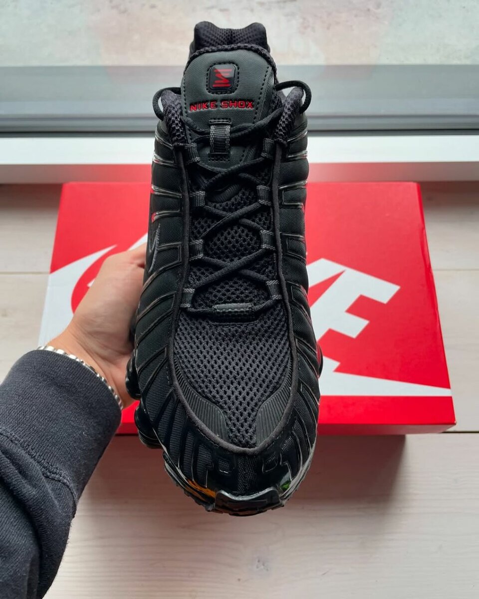 Baskets Nike Shox Noires