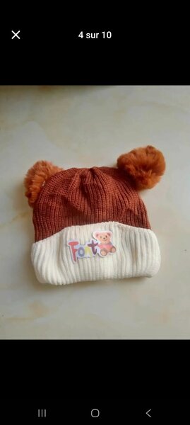 Bonnet hiver bébé mignon