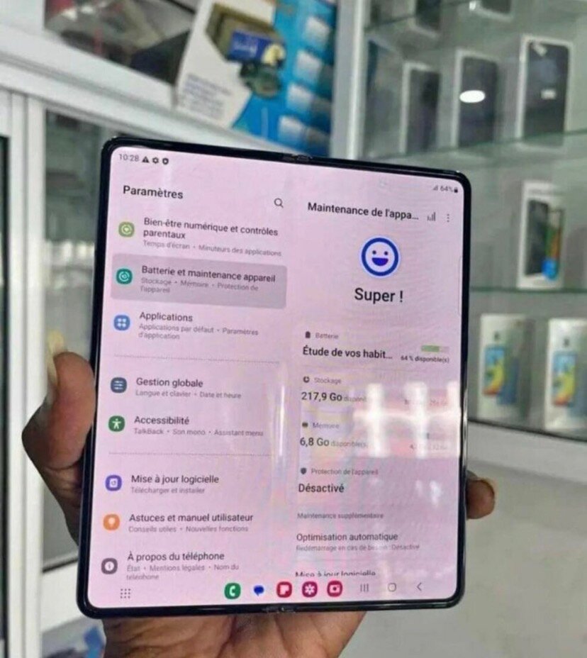 Smartphone pliable innovant