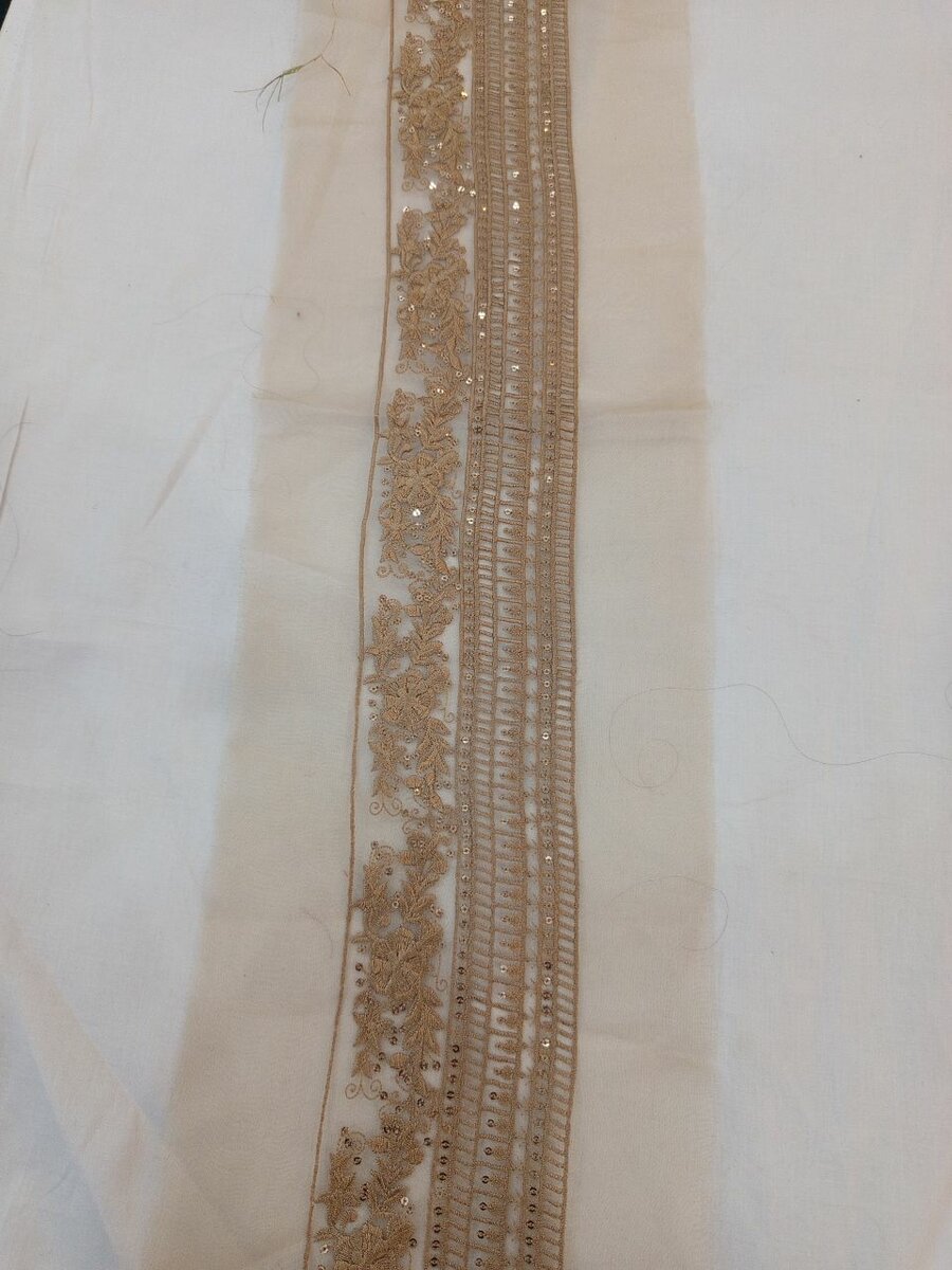 Fancy lace/patch one yard  brand Nishant linen