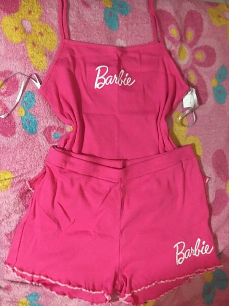 Pyjama Barbie rose confortable