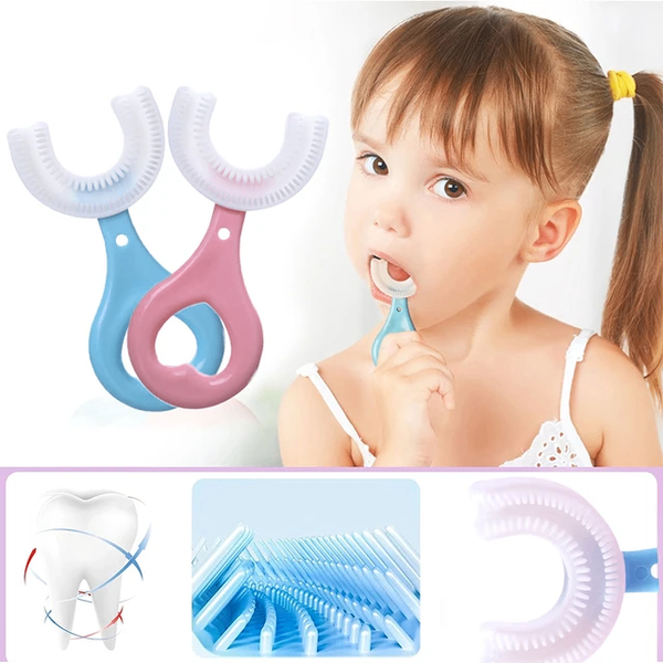 Silicone children's toothbrushes ( 3 pieces)