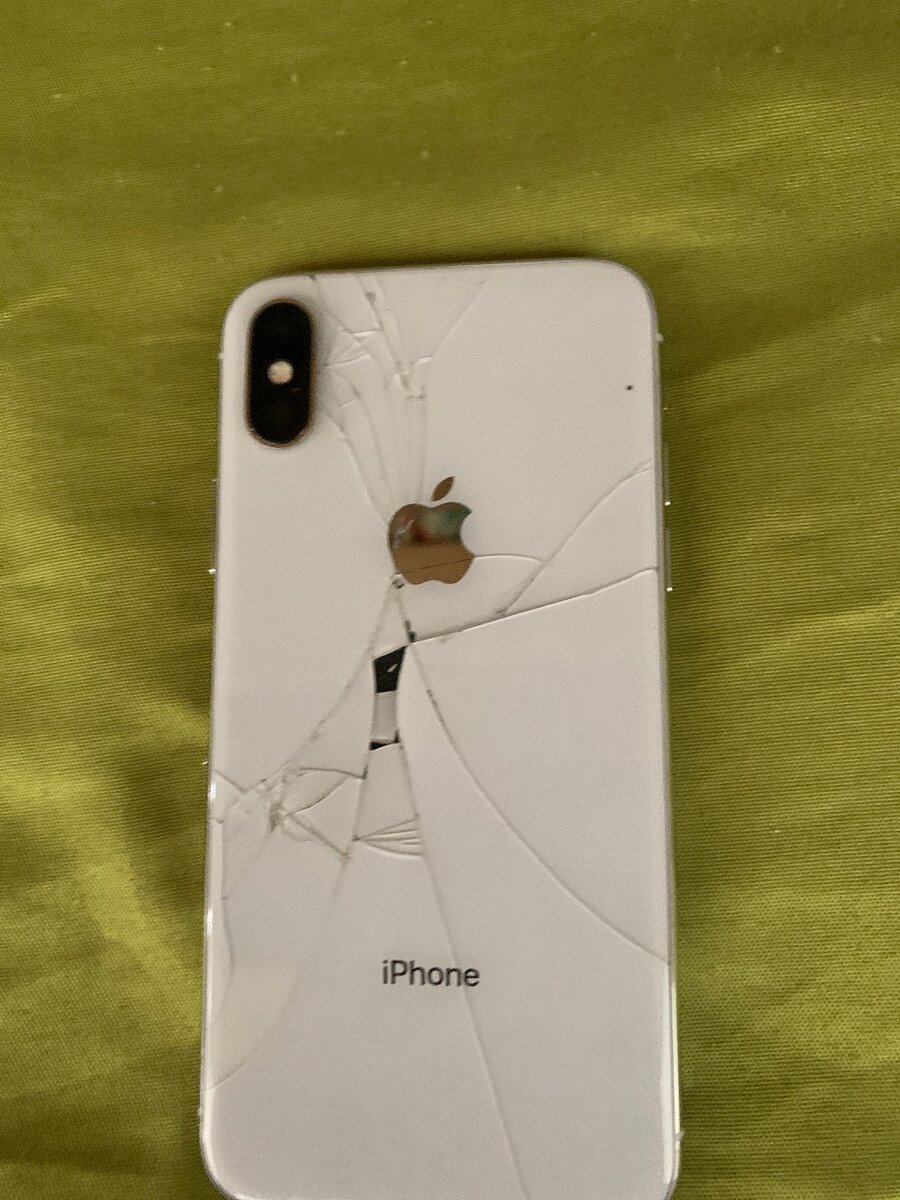 iPhone X ecran fissuré