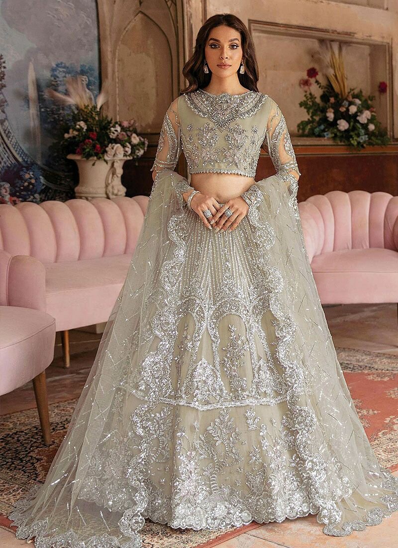 Organza party wear 3 pc  Dc Free