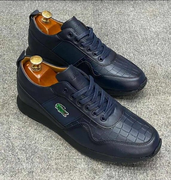 Lacoste en cuir pour hommes