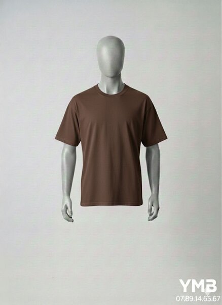 T-shirt uni pour homme