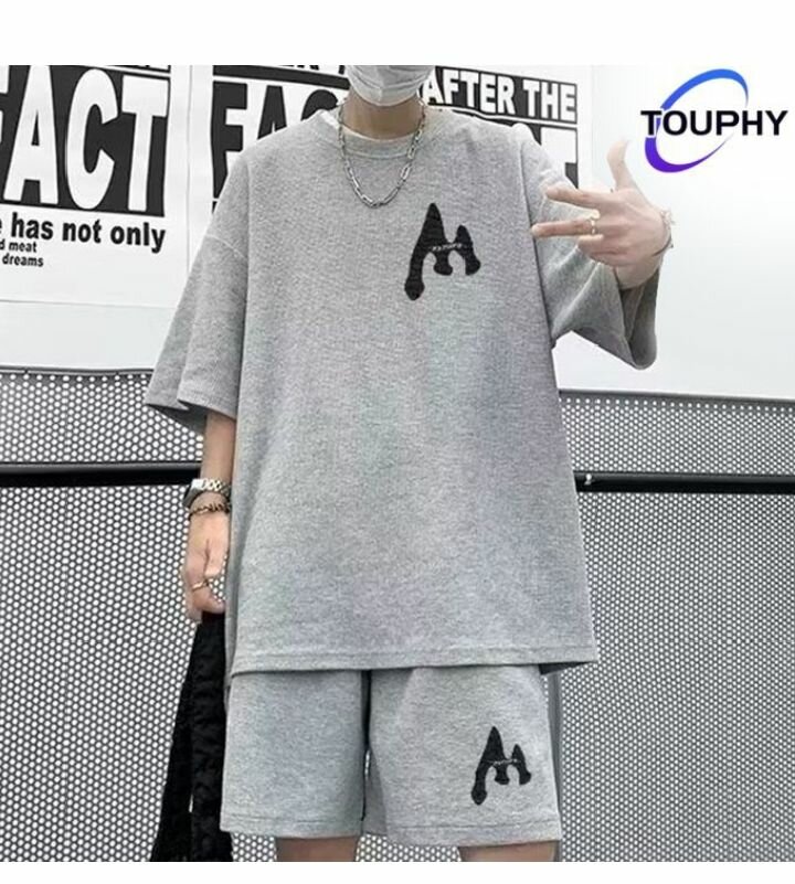 Ensemble décontracté gris homme