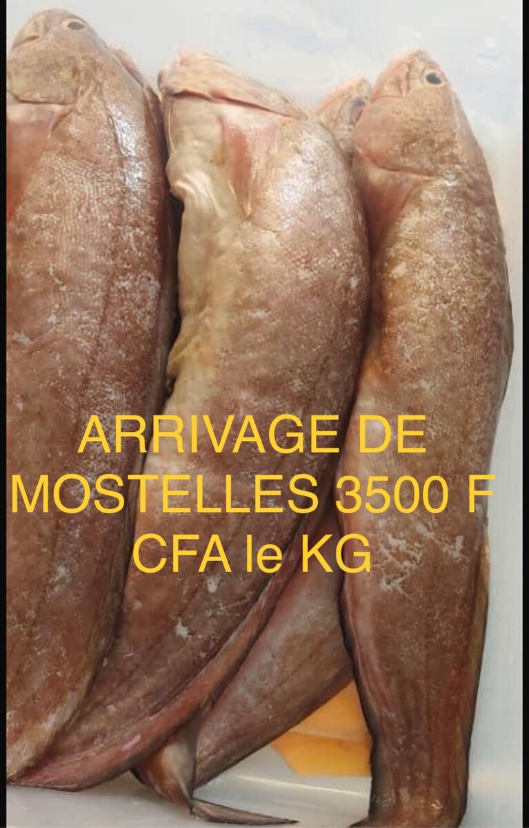 Carpes deau douce, Sosso, Mostelles, autres variétés locales