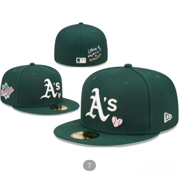 Casquette MLB A's verte
