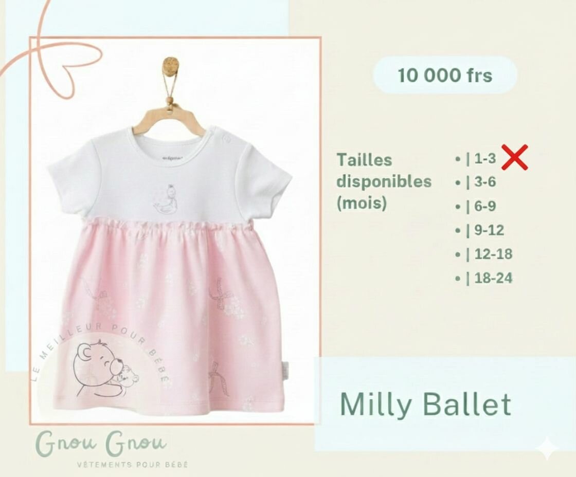 Robe Bébé Rose