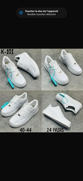 Baskets blanches décontractées