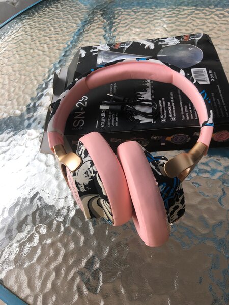 Casque Bluetooth Rose Élégant