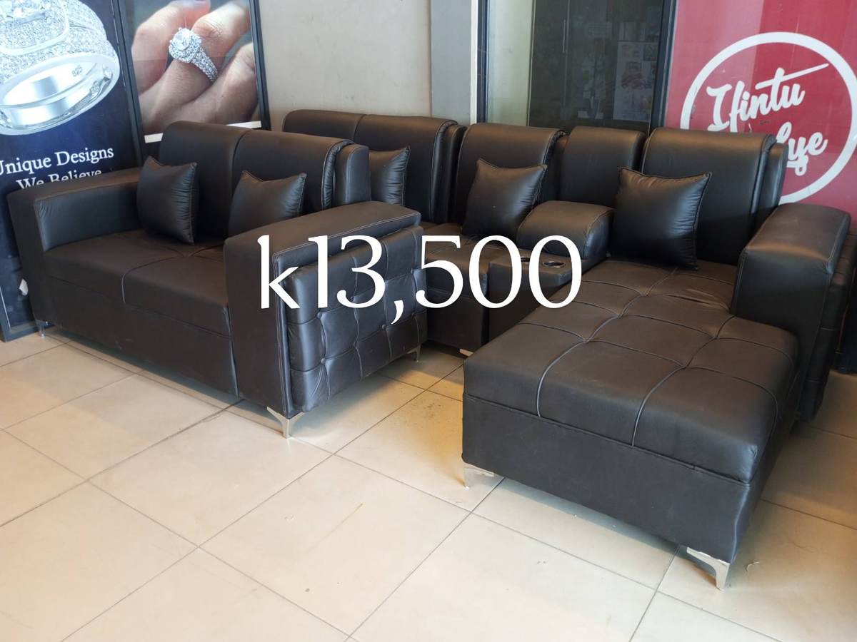 black living room furniture set