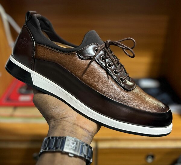 Chaussures décontractées en cuir