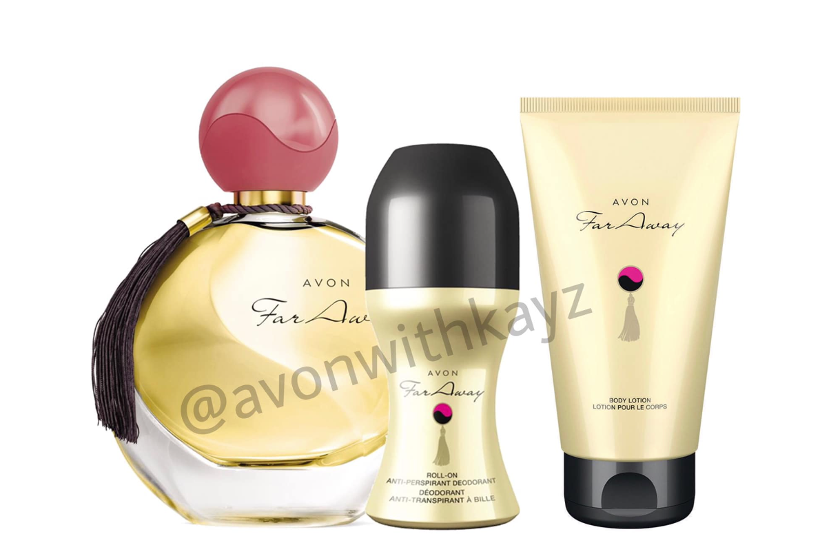 Avon far away set 3pc