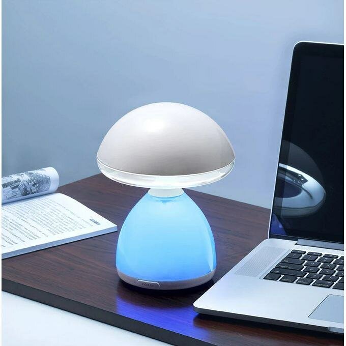 Veilleuse Colorée Champignon LED, Lampe De Table, Lampe De C