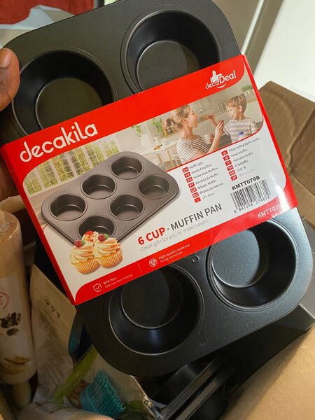 Moule à Muffins 6 Tasses Antiadhésif