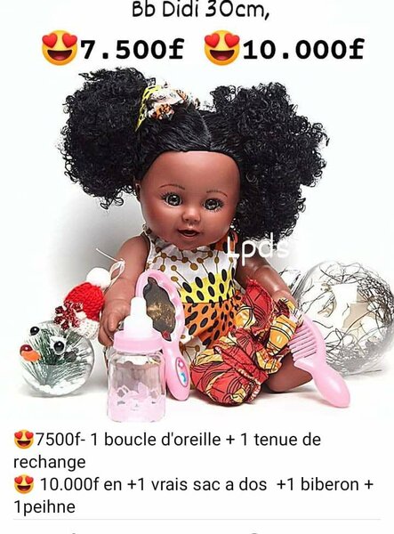 Poupée africaine 30cm