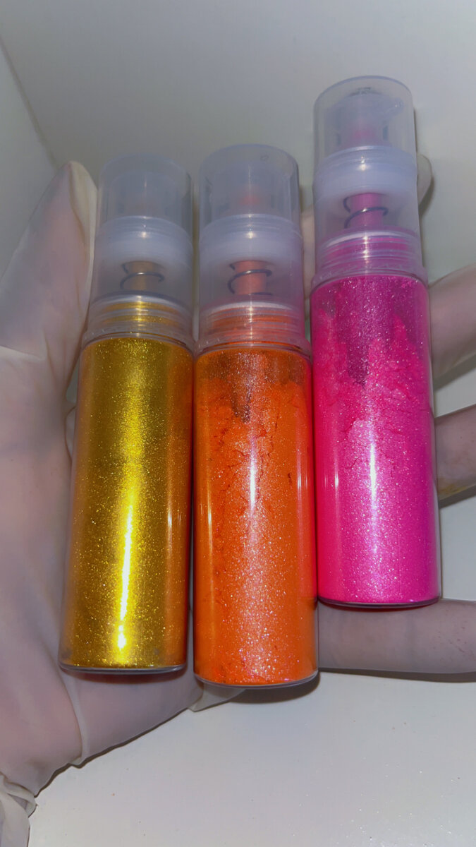 Spray pailleté alimentaire