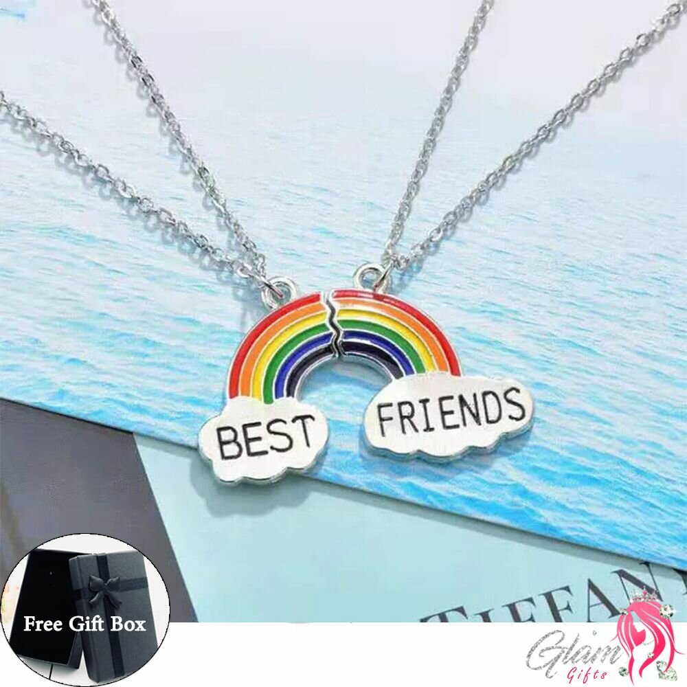 Best Friend Necklace Gift Box