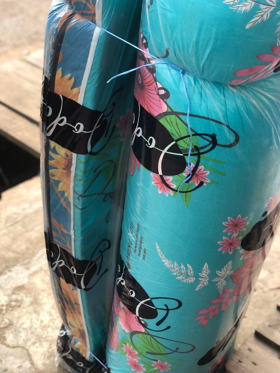 Matelas floral confort imprimé