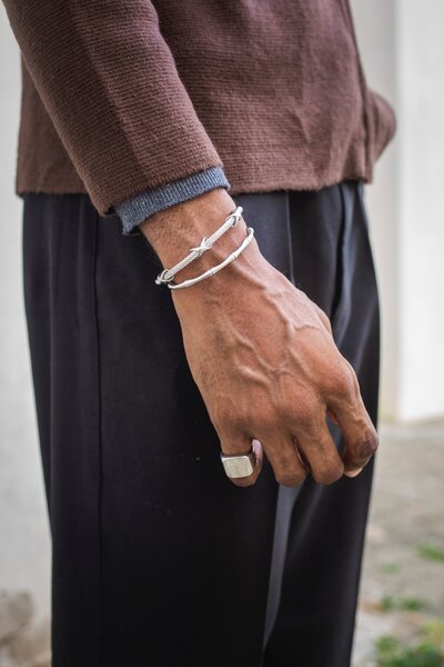 Bracelet et bague (Inoxydable)
