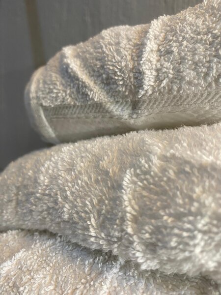 Grande serviette blanche 100% coton