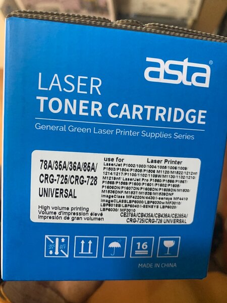 Laser 78,35,36,,85A toner cartridge