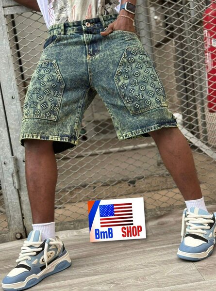 Shorts en jean stylé homme