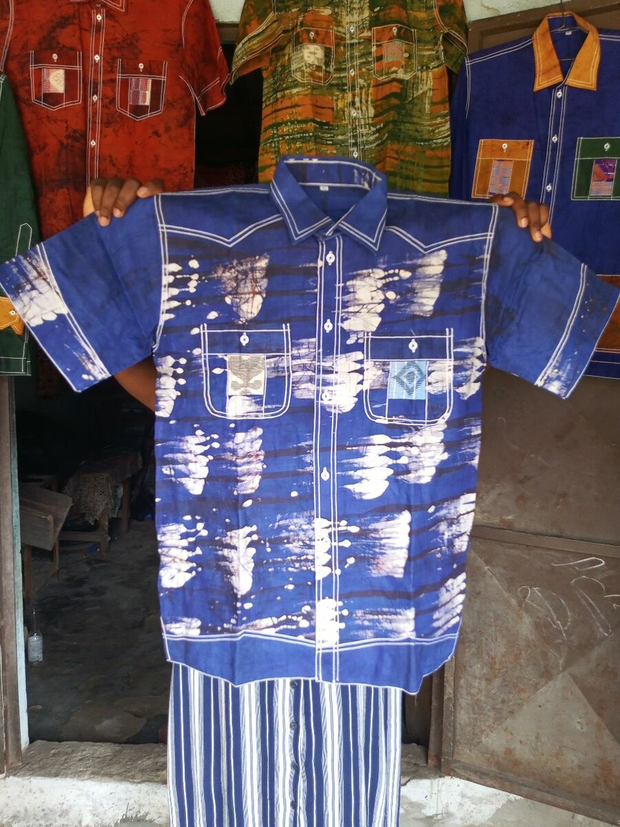 Chemise en Batik Colorée