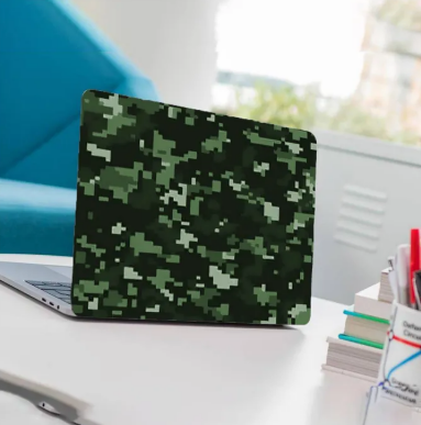 Universal Laptop Skin Camoflage Texture - Green