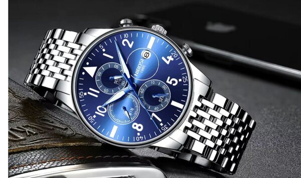 Montre Chronographe Élégante Homme