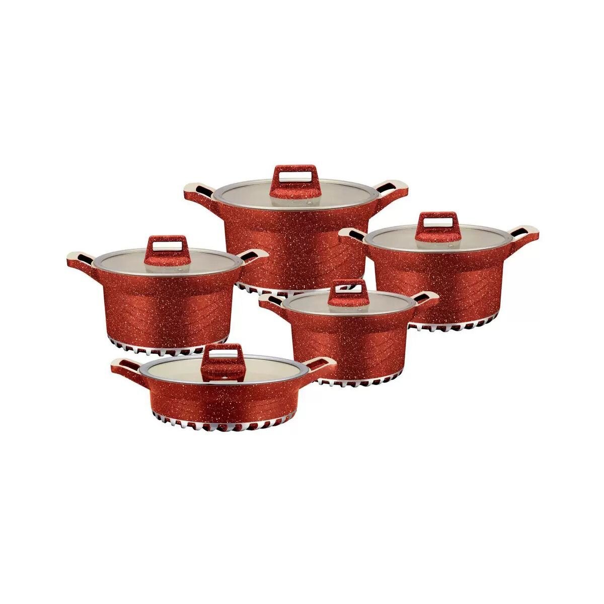 Ensemble de 5 casseroles