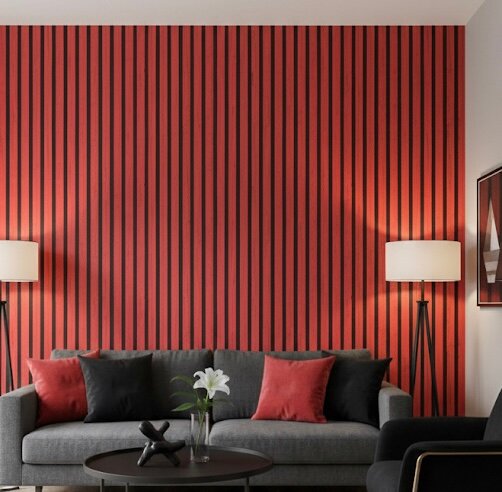 Papier peint à rayures