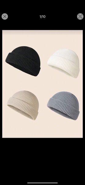 Bonnets tricotés élégants